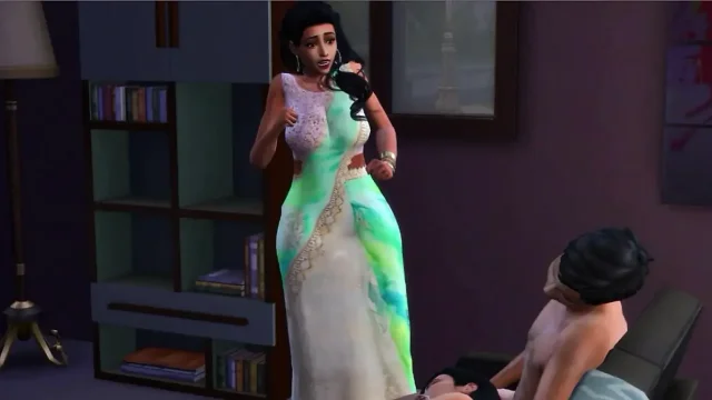 Fucking Step Sister When Step Aunty Walks In