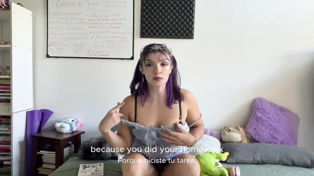 POV Miki is your spanish teacher