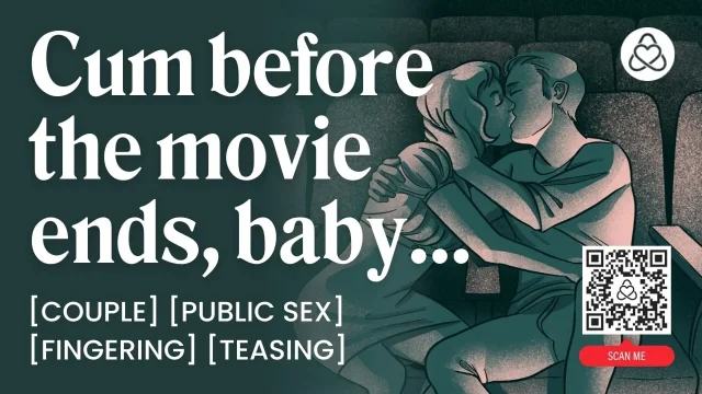 ASMR Audio Porn Public Movie Theater Fuck with Girlfriend – Fingering & Teasing