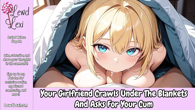 Your Girlfriend Crawls Under The Blankets And Asks For Your Cum - Erotic Audio Roleplay