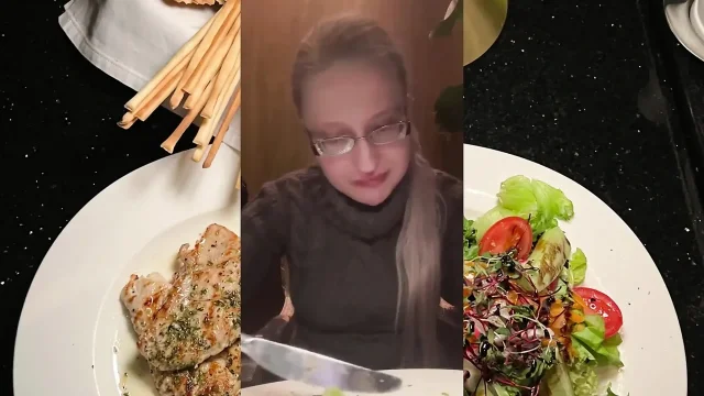 Asmr Dinner in Restaurant