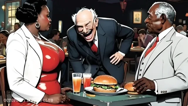 Elite Cuckold Club Mistress Ebony BBW Fulfilling the Dreams of Old Rich Cuckolds