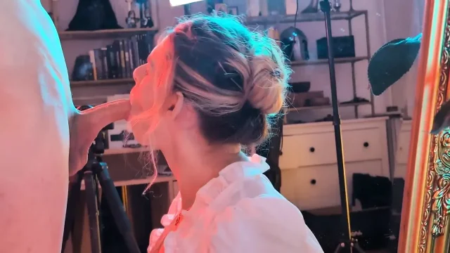 She Goes to Suck a Tinder Guy and Films for Her Man