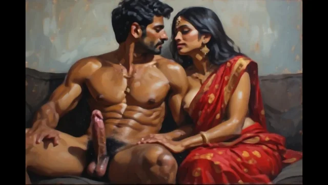 Indian MILF with her son's college teacher in college meeting fuck in bathroom