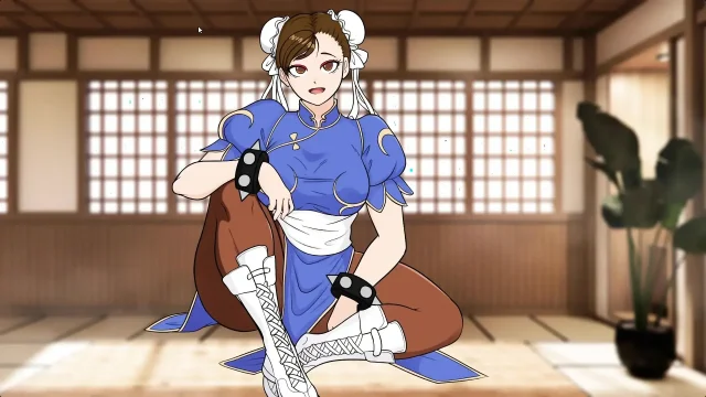 Cachipun With Waifu - Playing Rock Paper Scissors with Street Fighter Chun-Li