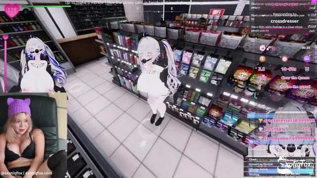 Dirty Gamer Girl Gabbi Getting Nasty Naked Masturbating In Hentai Game Secret