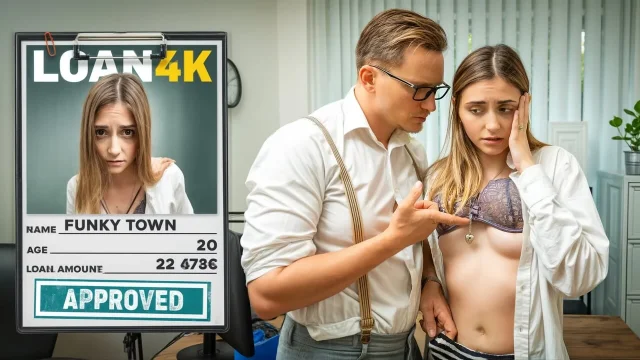 VIP4K Young student Funky Town takes out a loan for the first time