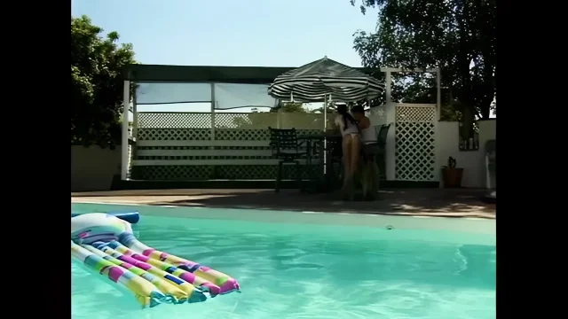 Lee Ann a Young Sex Goddess with a Perfect Body Fucked Hard by the Pool
