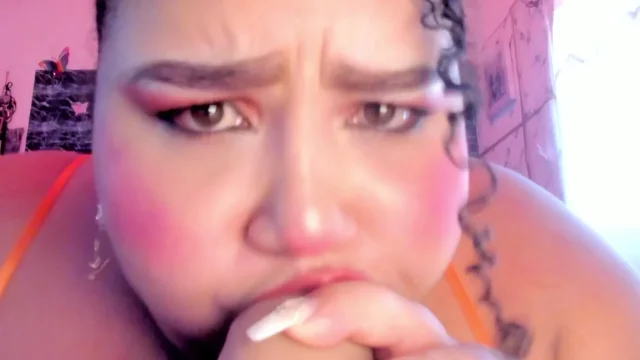 a rich blowjob with my plump mouth full of love