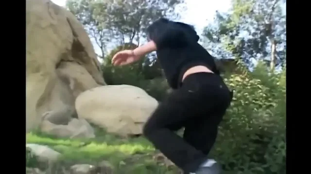 POV babe fucked on the cliff