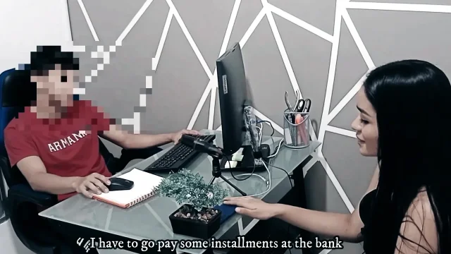 sexy real estate agent shows her client Porn in Spanish