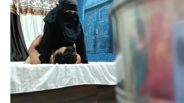 Muslim mom with neighbour