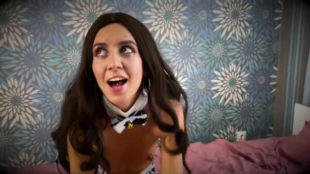 A Slutty Sexy Woman in a Cow Costume Gets Her Ass and Pussy Fucked Hard by Three