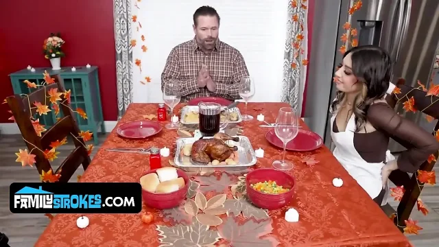 This Thanksgiving Stuff Your Stepdaughter's Wet Pussy Like a Turkey