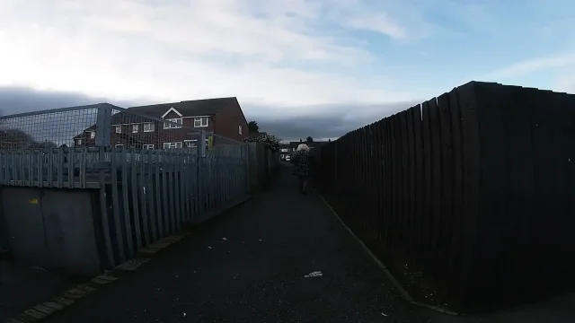 Enjoying flashing around town