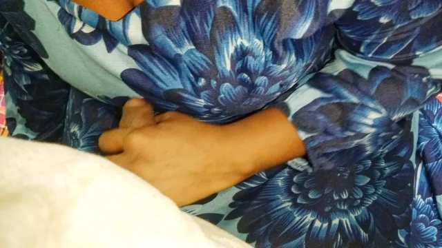 Tamil aunty doing handjob for neighbor and talking obscenely about how she wants
