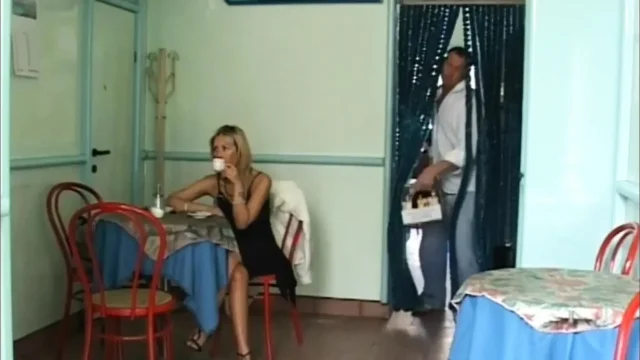A Blowjob at the Bar and an Ass Fuck at Home