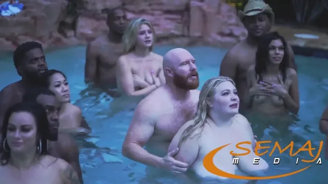 Semaj Media BBWs and Big Dick Guys Have Fun at the Girls Gone Wireless Pool Fun