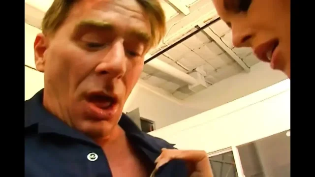 Crazy wild gangbang for brunette beautiful slut
