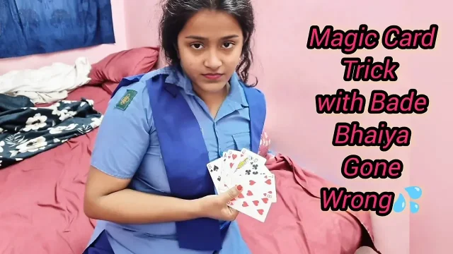 Let me show you a magic trick step brother - Indian desi sex with stepsister in