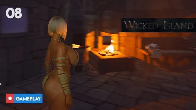 EP8 Armor Bench and Firepit Cauldron - Wicked Island Stone House Upgrades