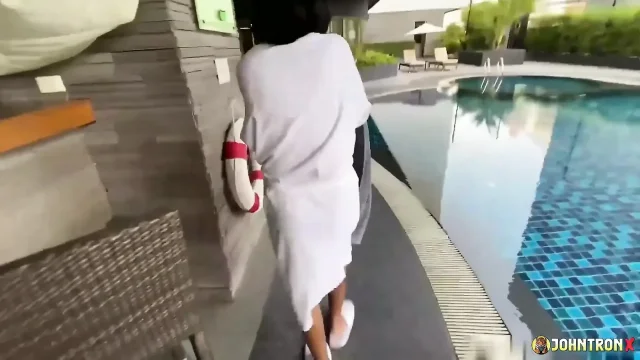 Johntronx - Picture-perfect Thai Amateur Babe Gets Banged in the Pool