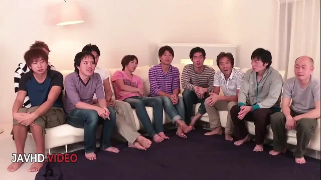 Mihonos Passionate Asian Blow Jobs On Group Of Cock Wow