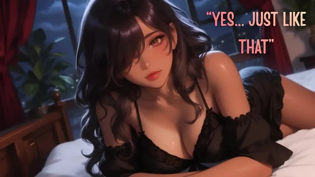 Girlfriend Massage You and Lick Your Ears Mouth Sounds Moaning Kisses Cuddle ASMR