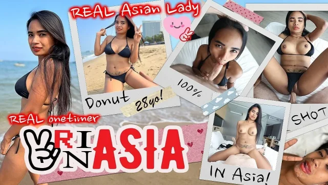Hot Asian Beach Girl Easily Tempted Into Porn