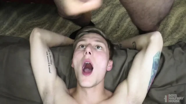 Struggling Young Jizz Bin