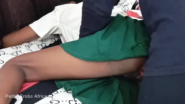 Sweet Ebony Teen Taking Huge Dick Out of Passion