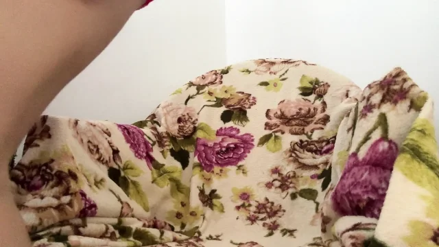 Hot stepsister in erotic lingerie masturbates and moans loudly