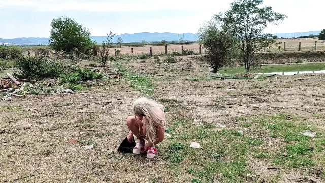 Slave Tih Undresses in the Abandoned Farm