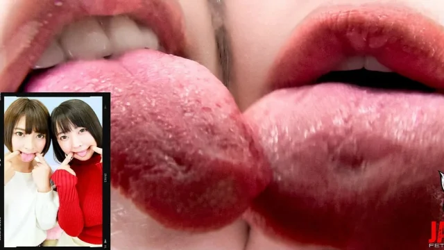 Arisa and Miku's Trio Kiss a Dance of Tongues
