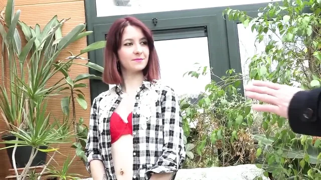 French Cutie Pounded Hard in the Yard 6666 3