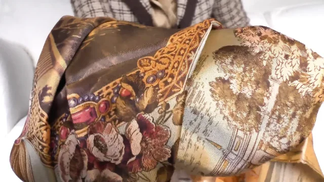 Cumming on My Silk Scarf Lady Victoria Valente