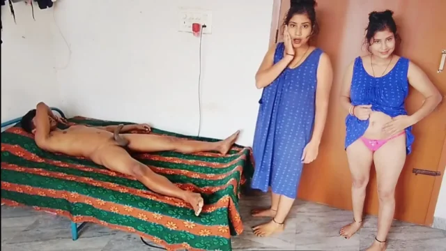 For the first time my step sis payel suck my cock