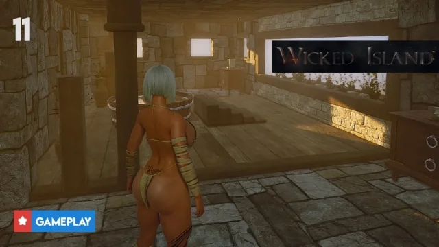 EP11 Stonehouse Upgrades Room Bath and Bronze Weapon Crafting in Wicked Island