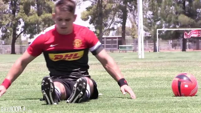 New Soccer Jock Frank York Pops His Cork