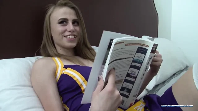 Cock teasing cheerleader Soleil Marks