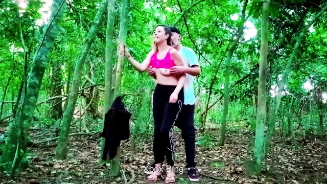 Met her on the street and took her to the woods naughty country girl