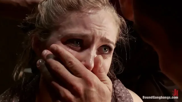 Poor Little American Girl Trapped in Mexico First Gangbang and DP Ever