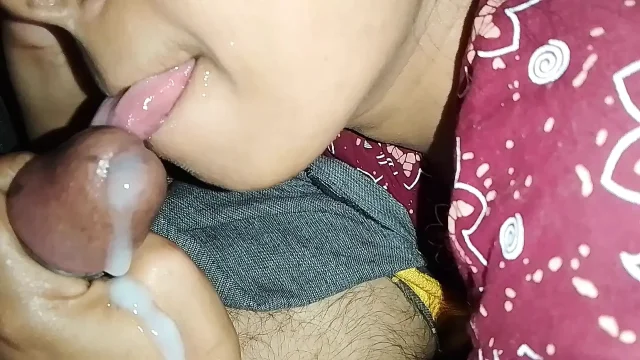 Indian girl puts her friend's penis in her mouth and they both enjoy sex