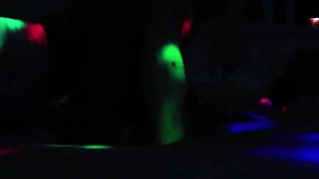 Romantic Couple Almost Break Bed and Camera in Sex Party