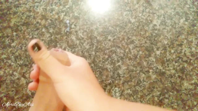 Good morning stepdad anal fucked and drinking cum from the table Day 2 3-3