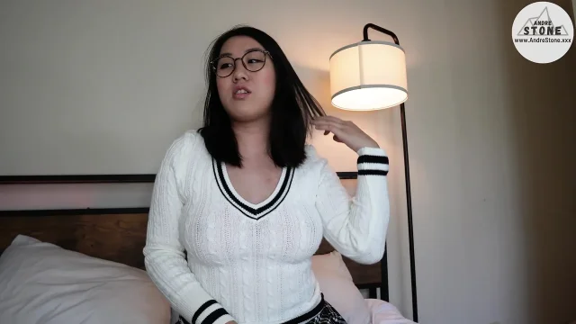 Shy Nerdy Asian Girlfriend Tofu Is a Secret Nympho