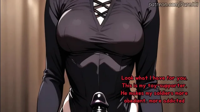 Mikasa Ackerman tests her new young soldier Anal Double Orgasm CEI