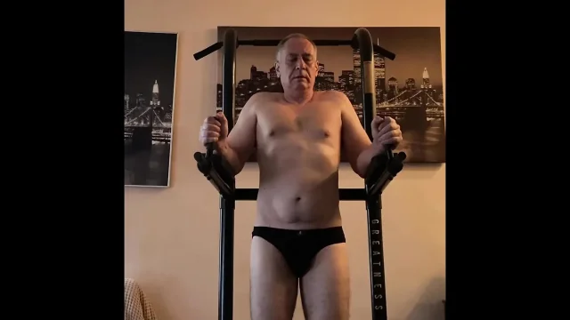 Mature Man Playing with Cock