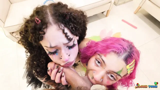 Clown Town Ep2 Ass Eating Squirting Cum Clown Sluts