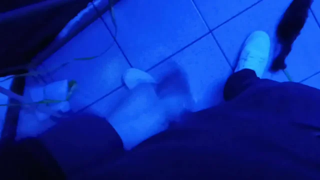 masturbate on Halloween in dark room